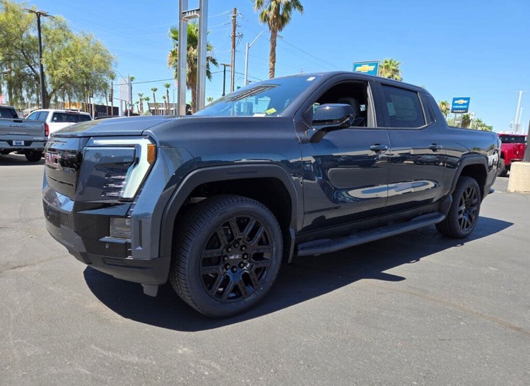 🚗 2026 GMC Sierra EV Elevation – Ocean Blue, All-Electric AWD Pickup - Image 2